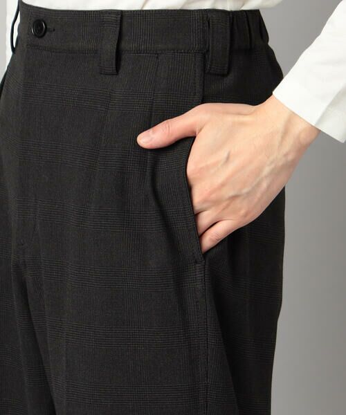 COMME CA MEN / コムサ・メン スラックス・ドレスパンツ | 【セットアップ対応】ソフトサーモ(R) グレンチェック 2タックパンツ | 詳細11
