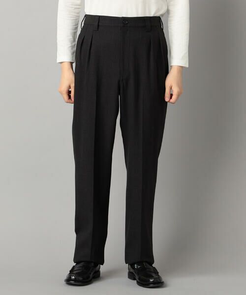 COMME CA MEN / コムサ・メン スラックス・ドレスパンツ | 【セットアップ対応】ソフトサーモ(R) グレンチェック 2タックパンツ | 詳細6