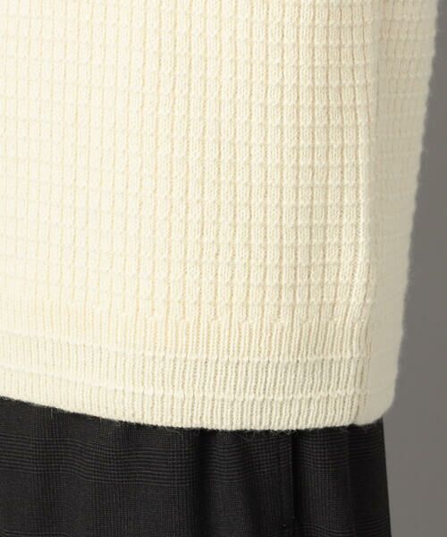 COMME CA MEN / コムサ・メン ニット・セーター | ベビーアルパカ ワッフルニット | 詳細9