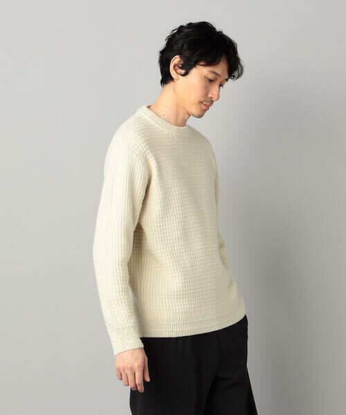 COMME CA MEN / コムサ・メン ニット・セーター | ベビーアルパカ ワッフルニット | 詳細2