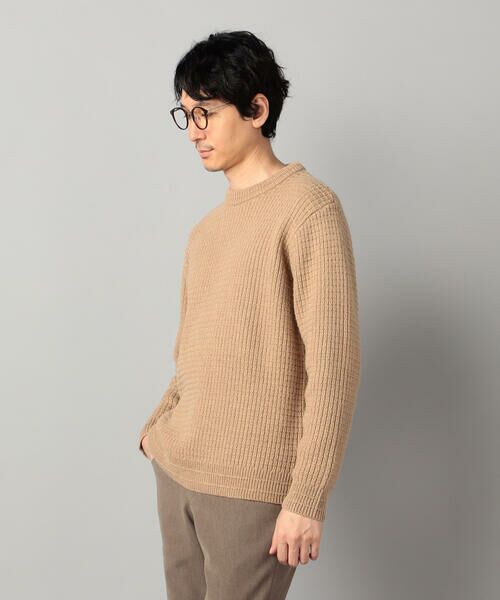 COMME CA MEN / コムサ・メン ニット・セーター | ベビーアルパカ ワッフルニット | 詳細16