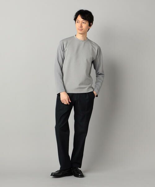 COMME CA MEN / コムサ・メン スウェット | ダウンファブリック クルーネックプルオーバー | 詳細1