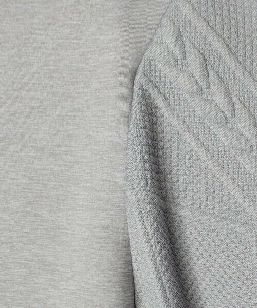COMME CA MEN / コムサ・メン スウェット | ダウンファブリック クルーネックプルオーバー | 詳細13