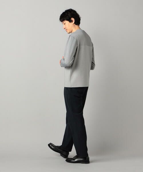 COMME CA MEN / コムサ・メン スウェット | ダウンファブリック クルーネックプルオーバー | 詳細2