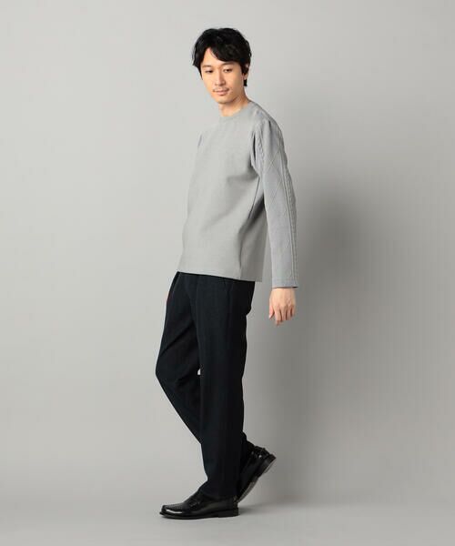 COMME CA MEN / コムサ・メン スウェット | ダウンファブリック クルーネックプルオーバー | 詳細3