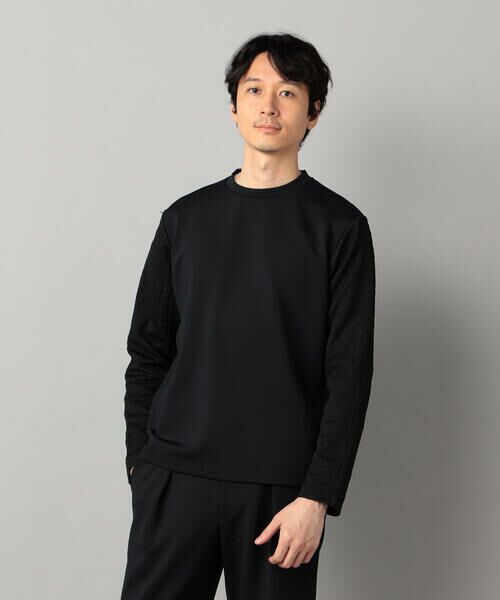 COMME CA MEN / コムサ・メン スウェット | ダウンファブリック クルーネックプルオーバー | 詳細15