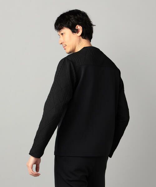 COMME CA MEN / コムサ・メン スウェット | ダウンファブリック クルーネックプルオーバー | 詳細16