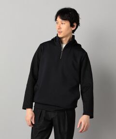 COMME CA MEN / コムサ・メン パーカー | ダウンファブリック ハーフジップパーカ