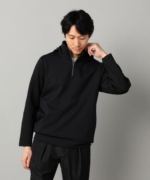 COMME CA MEN / コムサ・メン パーカー | ダウンファブリック ハーフジップパーカ | 詳細11