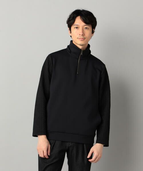 COMME CA MEN / コムサ・メン パーカー | ダウンファブリック ハーフジップパーカ | 詳細13