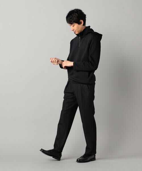 COMME CA MEN / コムサ・メン パーカー | ダウンファブリック ハーフジップパーカ | 詳細9