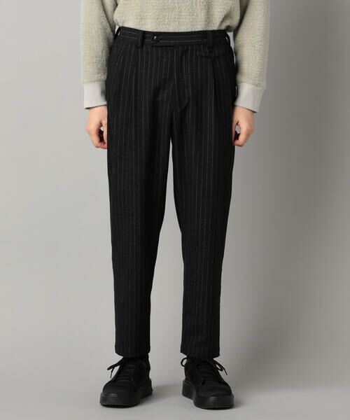 COMME CA MEN / コムサ・メン スラックス・ドレスパンツ | サキソニー調 ツータックパンツ | 詳細9
