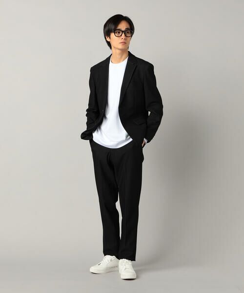 COMME CA MEN / コムサ・メン テーラードジャケット | 【セットアップ対応】4WAYストレッチデニムライクジャージー テーラードジャケット | 詳細1