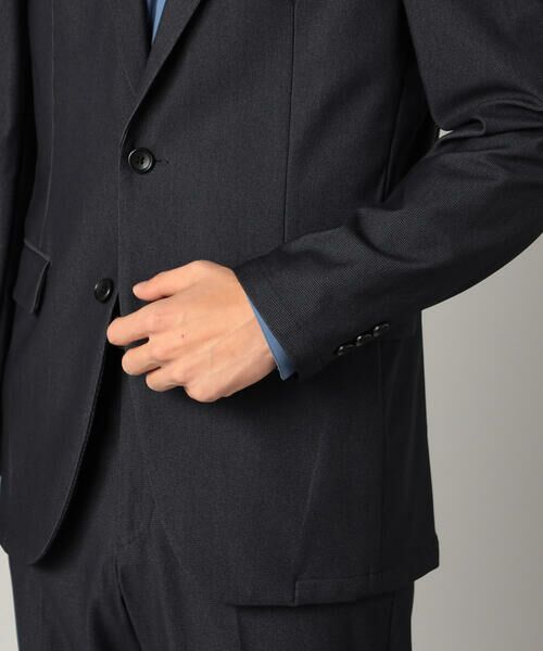 COMME CA MEN / コムサ・メン テーラードジャケット | 【セットアップ対応】4WAYストレッチデニムライクジャージー テーラードジャケット | 詳細14