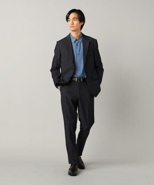 COMME CA MEN / コムサ・メン テーラードジャケット | 【セットアップ対応】4WAYストレッチデニムライクジャージー テーラードジャケット | 詳細6