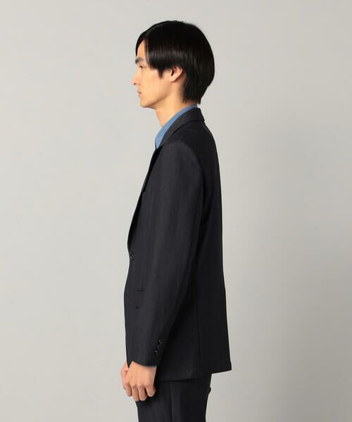 COMME CA MEN / コムサ・メン テーラードジャケット | 【セットアップ対応】4WAYストレッチデニムライクジャージー テーラードジャケット | 詳細10