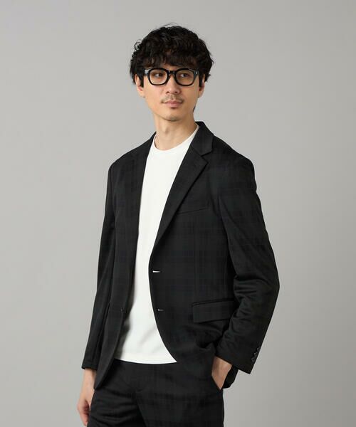 COMME CA MEN / コムサ・メン テーラードジャケット | 【セットアップ対応】IL PRINCIPE ジャージー シングルテーラードジャケット(チャコールグレー)