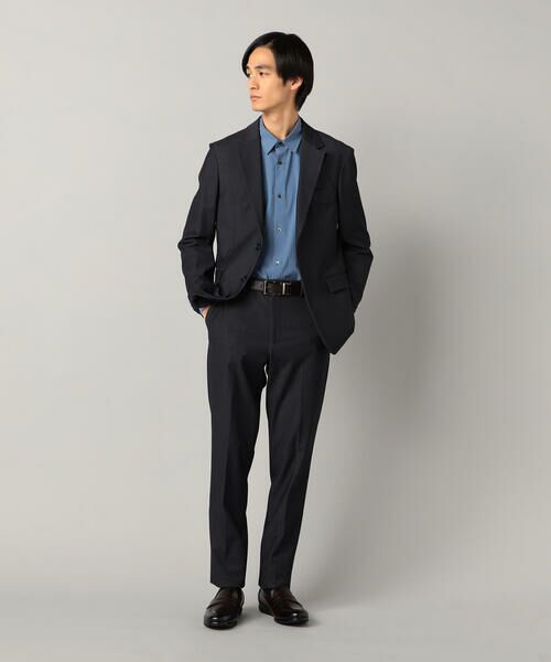 COMME CA MEN / コムサ・メン スラックス・ドレスパンツ | 【セットアップ対応】4WAYデニムライクジャージー テーパードパンツ | 詳細5