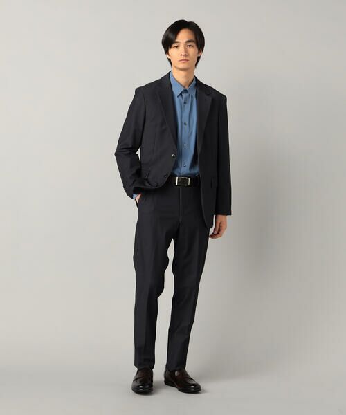 COMME CA MEN / コムサ・メン スラックス・ドレスパンツ | 【セットアップ対応】4WAYデニムライクジャージー テーパードパンツ | 詳細6