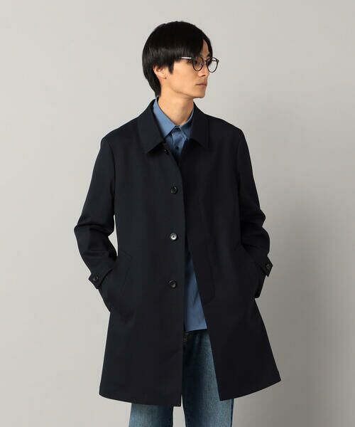 COMME CA MEN / コムサ・メン その他アウター | ネオフレックス ステンカラーコート（ネイビー）