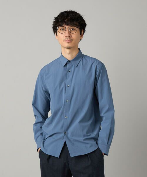 COMME CA MEN / コムサ・メン シャツ・ブラウス | 37.5(R)テクノロジー レギュラーカラーシャツ(サックス)