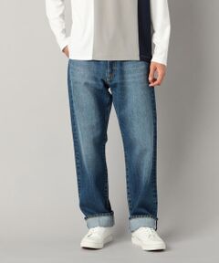 COMME CA MEN / コムサ・メン デニムパンツ | エイジング加工 セルビッチデニムパンツ