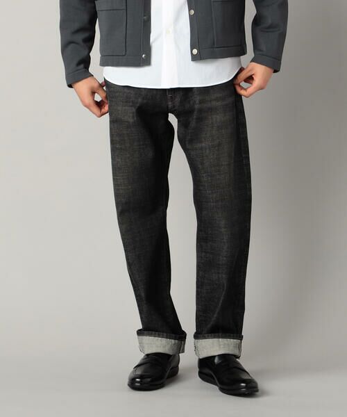 COMME CA MEN / コムサ・メン デニムパンツ | エイジング加工 セルビッチデニムパンツ | 詳細6