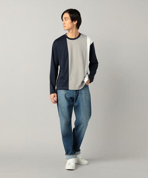 COMME CA MEN / コムサ・メン デニムパンツ | エイジング加工 セルビッチデニムパンツ | 詳細13