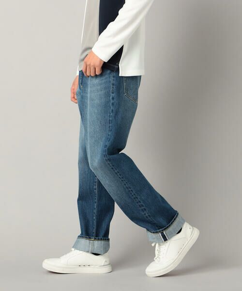 COMME CA MEN / コムサ・メン デニムパンツ | エイジング加工 セルビッチデニムパンツ | 詳細17