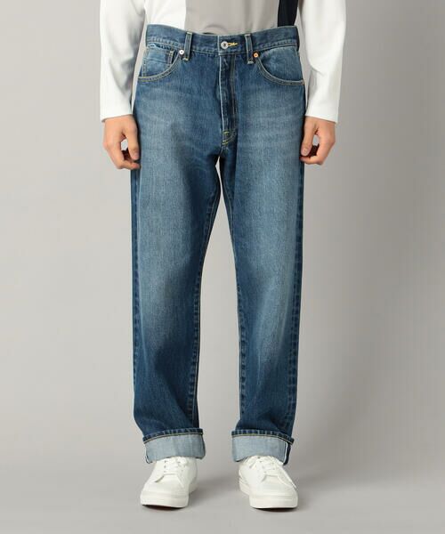 COMME CA MEN / コムサ・メン デニムパンツ | エイジング加工 セルビッチデニムパンツ | 詳細18