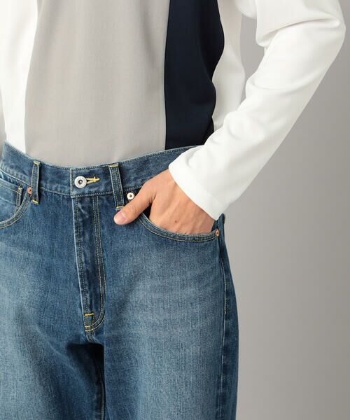 COMME CA MEN / コムサ・メン デニムパンツ | エイジング加工 セルビッチデニムパンツ | 詳細23
