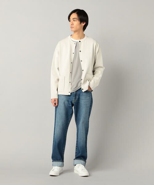 COMME CA MEN / コムサ・メン デニムパンツ | エイジング加工 セルビッチデニムパンツ | 詳細10