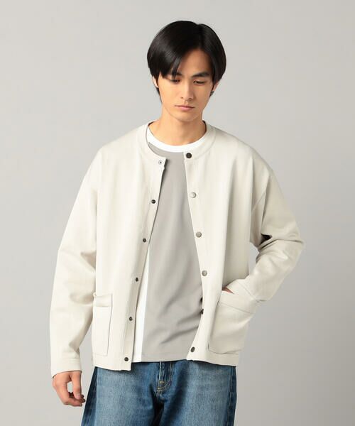 COMME CA MEN / コムサ・メン カーディガン・ボレロ | クルーニット カーディガン（ライトグレー）