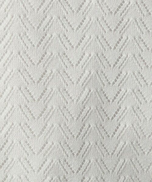 COMME CA MEN / コムサ・メン カーディガン・ボレロ | 透かし編み ポロカーディガン | 詳細5