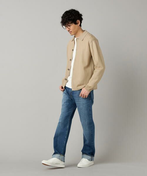 COMME CA MEN / コムサ・メン カーディガン・ボレロ | 透かし編み ポロカーディガン | 詳細18