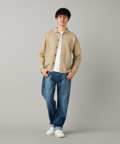 COMME CA MEN / コムサ・メン カーディガン・ボレロ | 透かし編み ポロカーディガン | 詳細17