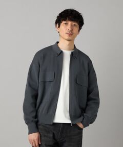 COMME CA MEN / コムサ・メン カーディガン・ボレロ | オーバーサイズ ニットブルゾン