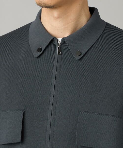 COMME CA MEN / コムサ・メン カーディガン・ボレロ | オーバーサイズ ニットブルゾン | 詳細10