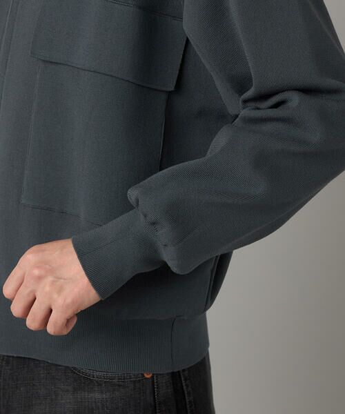 COMME CA MEN / コムサ・メン カーディガン・ボレロ | オーバーサイズ ニットブルゾン | 詳細13