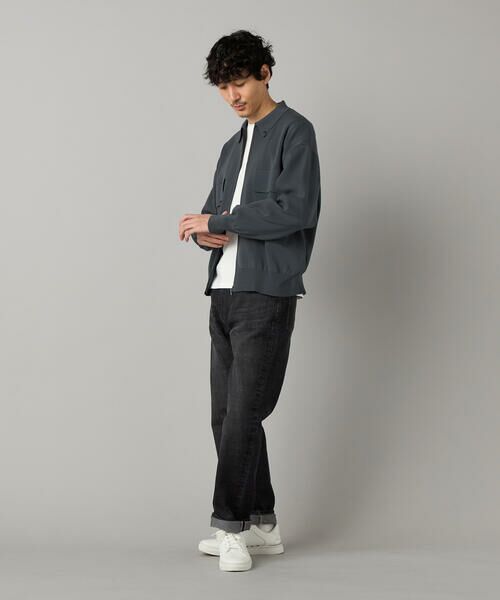 COMME CA MEN / コムサ・メン カーディガン・ボレロ | オーバーサイズ ニットブルゾン | 詳細3