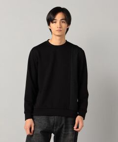 COMME CA MEN / コムサ・メン カットソー | 柄切り替えデザイン ロングスリーブ