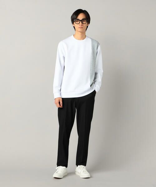 COMME CA MEN / コムサ・メン カットソー | 柄切り替えデザイン ロングスリーブ | 詳細3