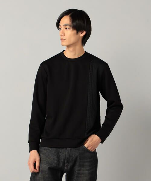 COMME CA MEN / コムサ・メン カットソー | 柄切り替えデザイン ロングスリーブ | 詳細11
