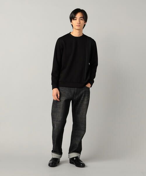 COMME CA MEN / コムサ・メン カットソー | 柄切り替えデザイン ロングスリーブ | 詳細9