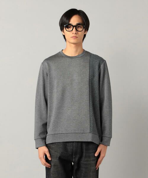 COMME CA MEN / コムサ・メン カットソー | 柄切り替えデザイン ロングスリーブ | 詳細19