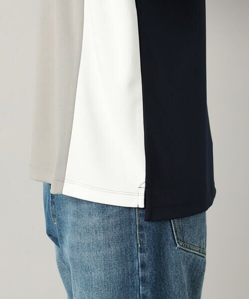 COMME CA MEN / コムサ・メン Tシャツ | カラーブロック 長袖Tシャツ | 詳細18