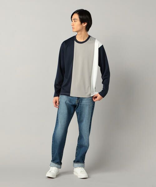 COMME CA MEN / コムサ・メン Tシャツ | カラーブロック 長袖Tシャツ | 詳細8