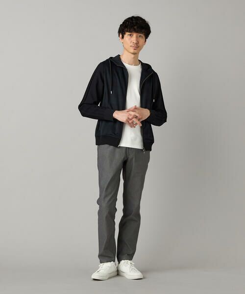 COMME CA MEN / コムサ・メン パーカー | IL PRINCIPE ジャージー×ケーブルコンビ パーカ | 詳細2