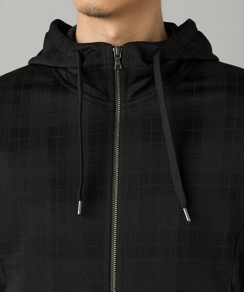 COMME CA MEN / コムサ・メン パーカー | IL PRINCIPE ジャージー×ケーブルコンビ パーカ | 詳細14