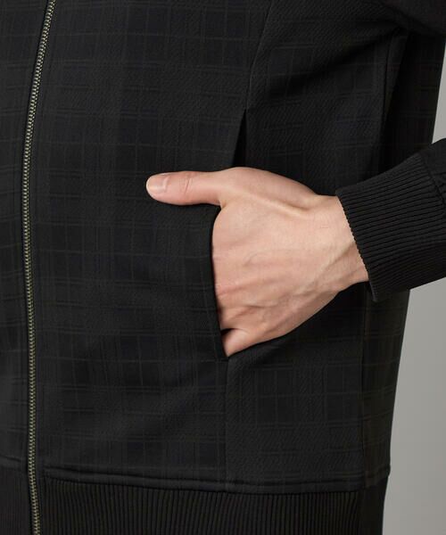 COMME CA MEN / コムサ・メン パーカー | IL PRINCIPE ジャージー×ケーブルコンビ パーカ | 詳細16